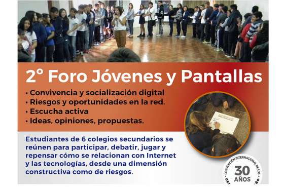 Presentarán las conclusiones del #ForoJóvenesYPantallas Adolescentes salteños e Internet